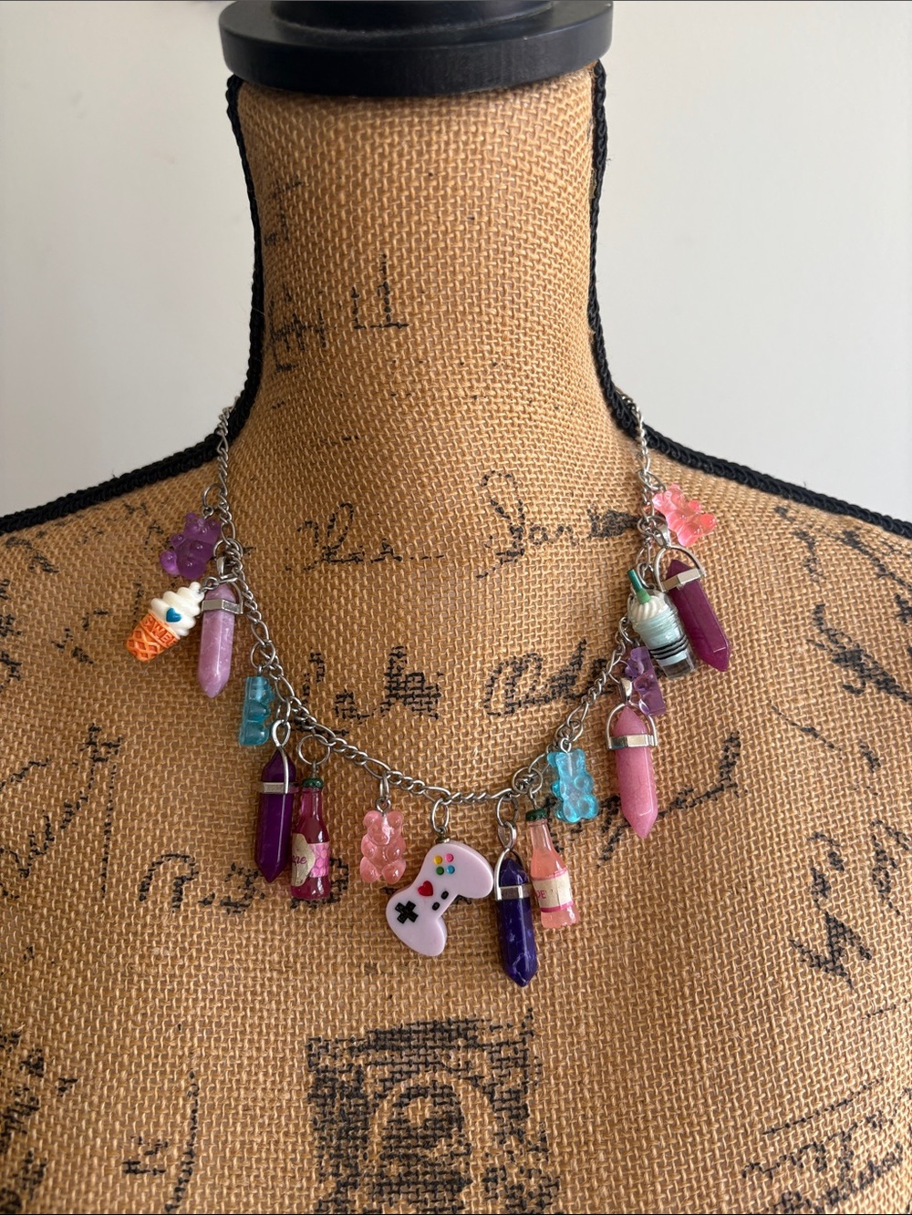 Multicolor Charm Necklace